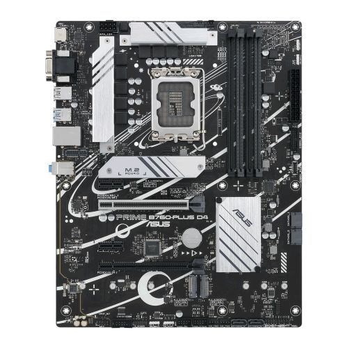 ASUS PRIME B760-PLUS D4 ATX Motherboard - LGA 1700, DDR4, PCIe 5.0 ASUS PRIME B760-PLUS D4 ATX Motherboard - LGA 1700, DDR4, PCIe 5.0